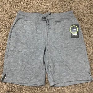 Gray cotton shorts